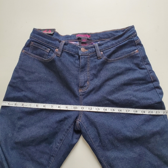 Realtree Plaid Fleece Lined Jeans size 8 32 inseam - Picture 3 of 5